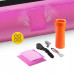 Мат надувной гимнастический 4FIZJO Air Track Mat 400 x 100 x 15 см White/Pink (P-5907739311788) - фото №6
